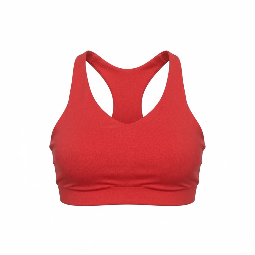 Z by Zella Long Line Vibrant Red Sports Bra